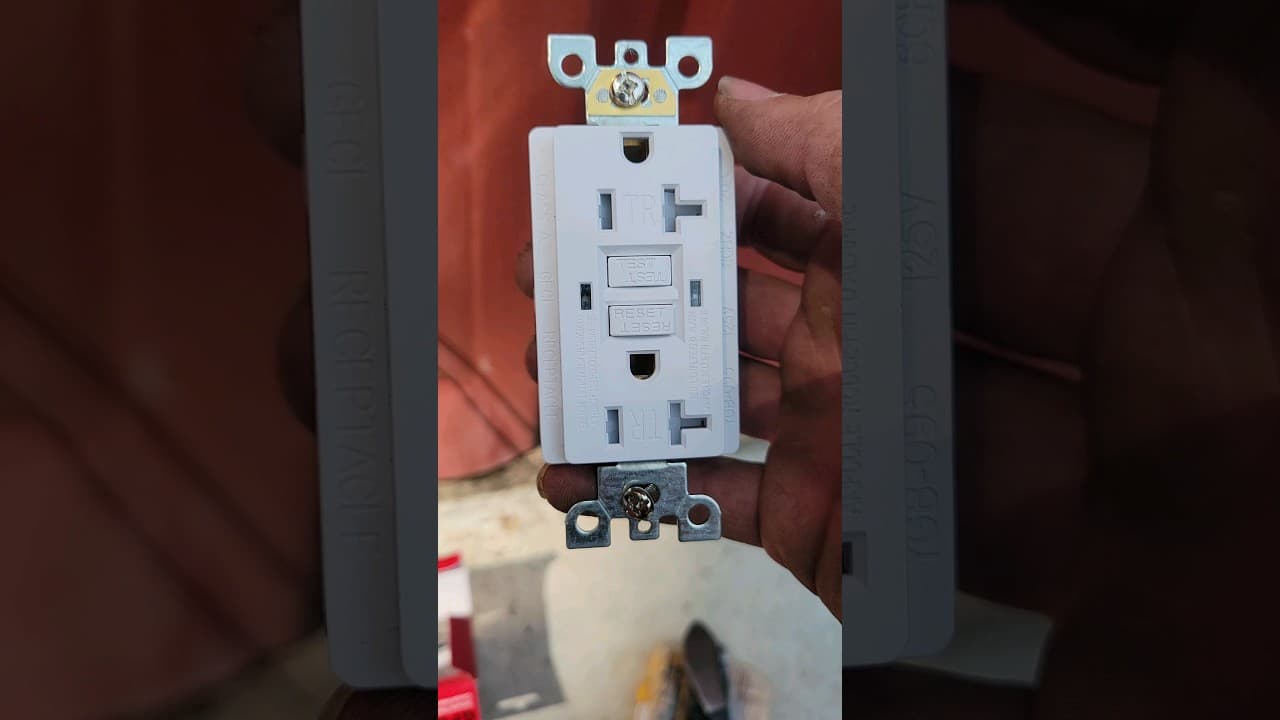GFCI #diy #howto #themoreyouknow #doityourself #knowledge #construction #gfci #electric #electrical