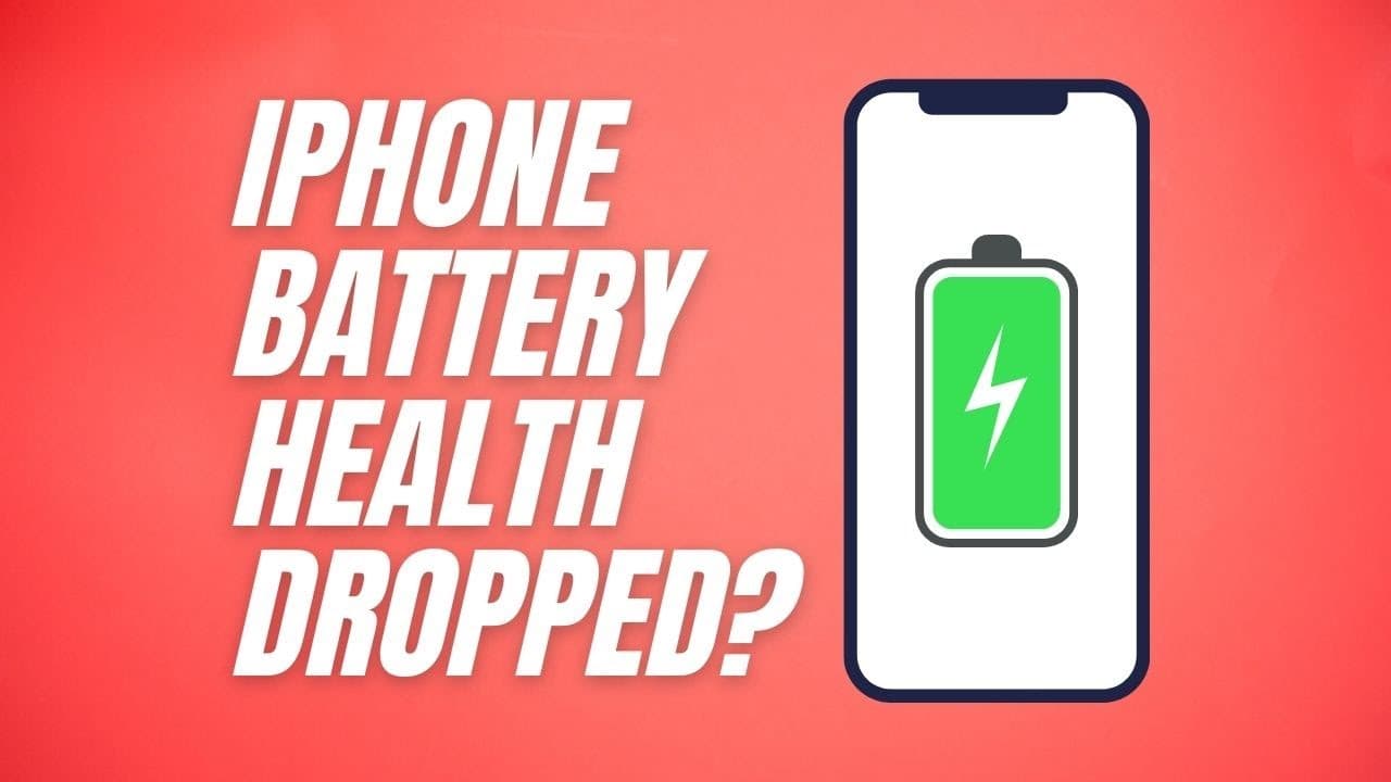 iPhone Battery Health Dropped? When to Replace It