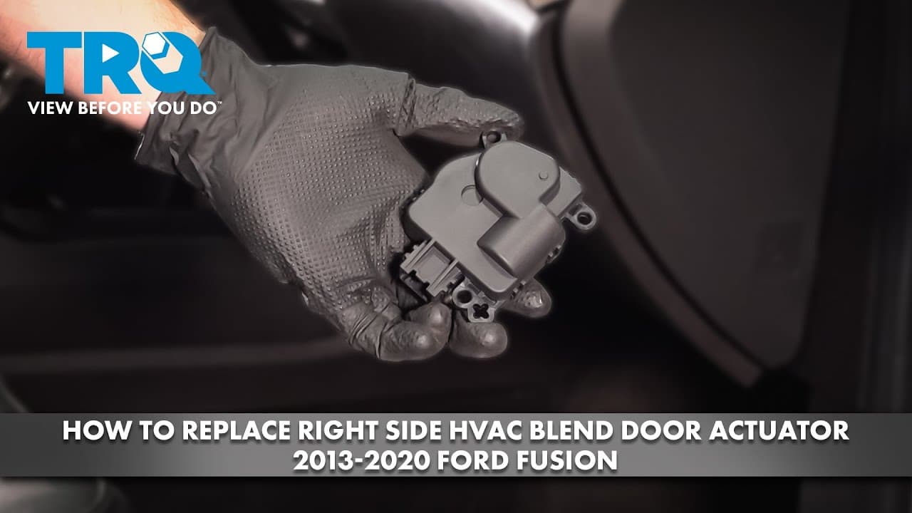 How to Replace Right Side HVAC Blend Door Actuator 2013-2020 Ford Fusion