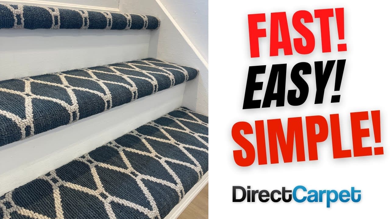 Carpet your Stair Treads with this fast & easy to follow Video guide