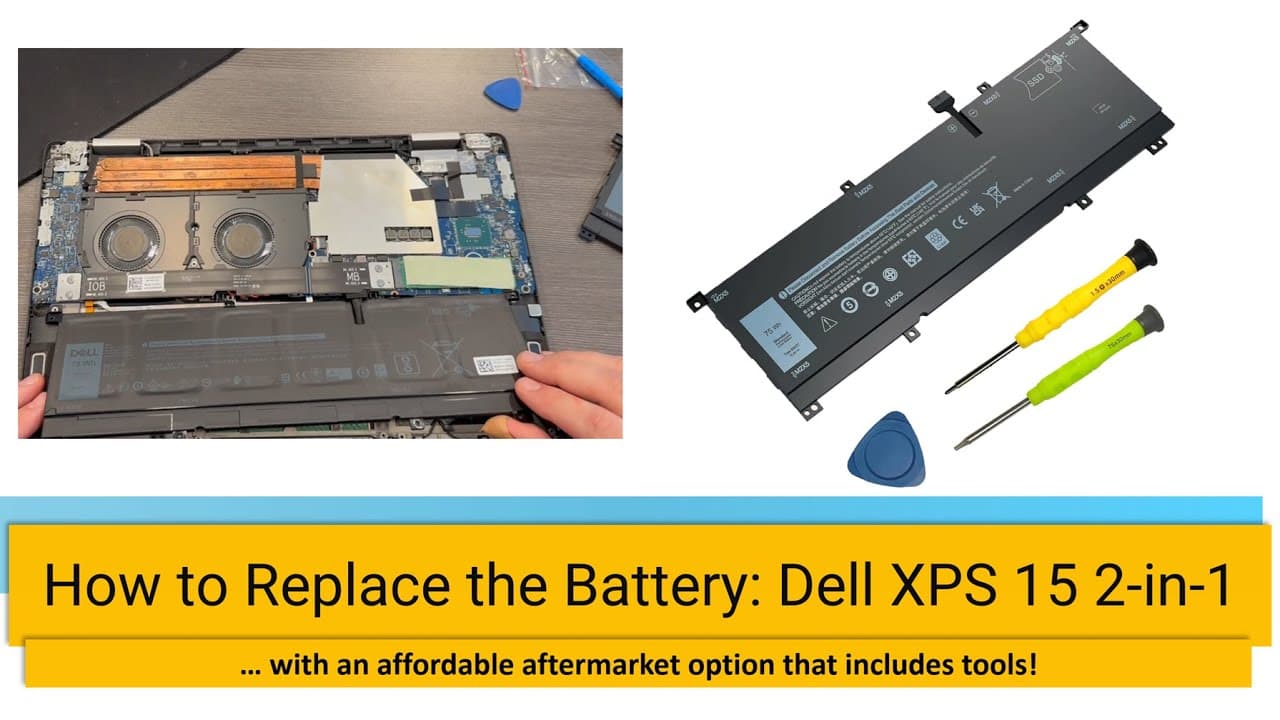 Aftermarket Dell XPS 15 Replacement Battery in Minutes!
