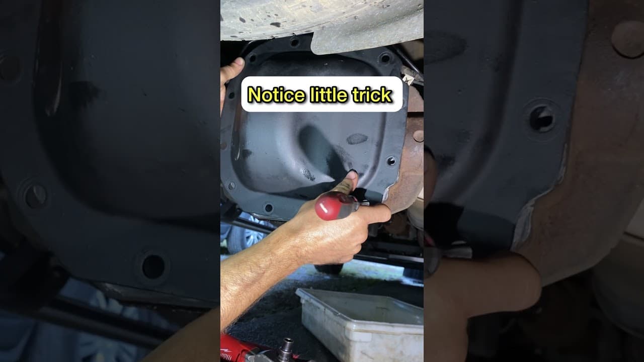 Differential fluid change DIY part2. Ford F150. #oneeyedgarage#autorepair#differential#ford#diy#f150