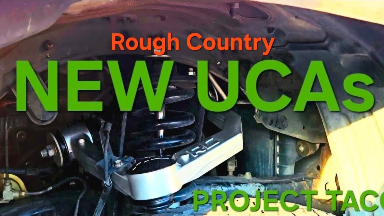 How to Replace Upper Control Arms on a Toyota Tacoma (2005-2015) - Rough Country || PROJECT TACO