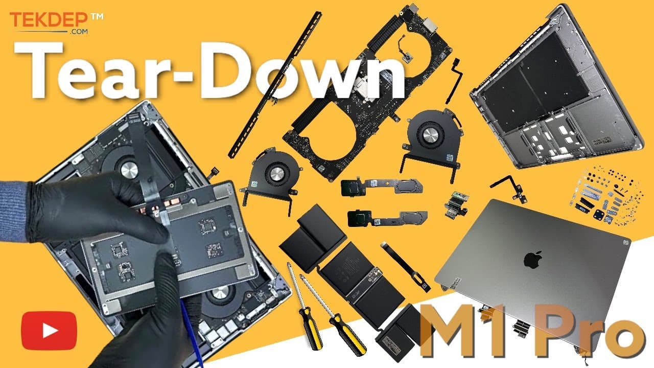 2021 M1 MacBook Pro | Tear-Down Disassembly ( A2485 ) 16”