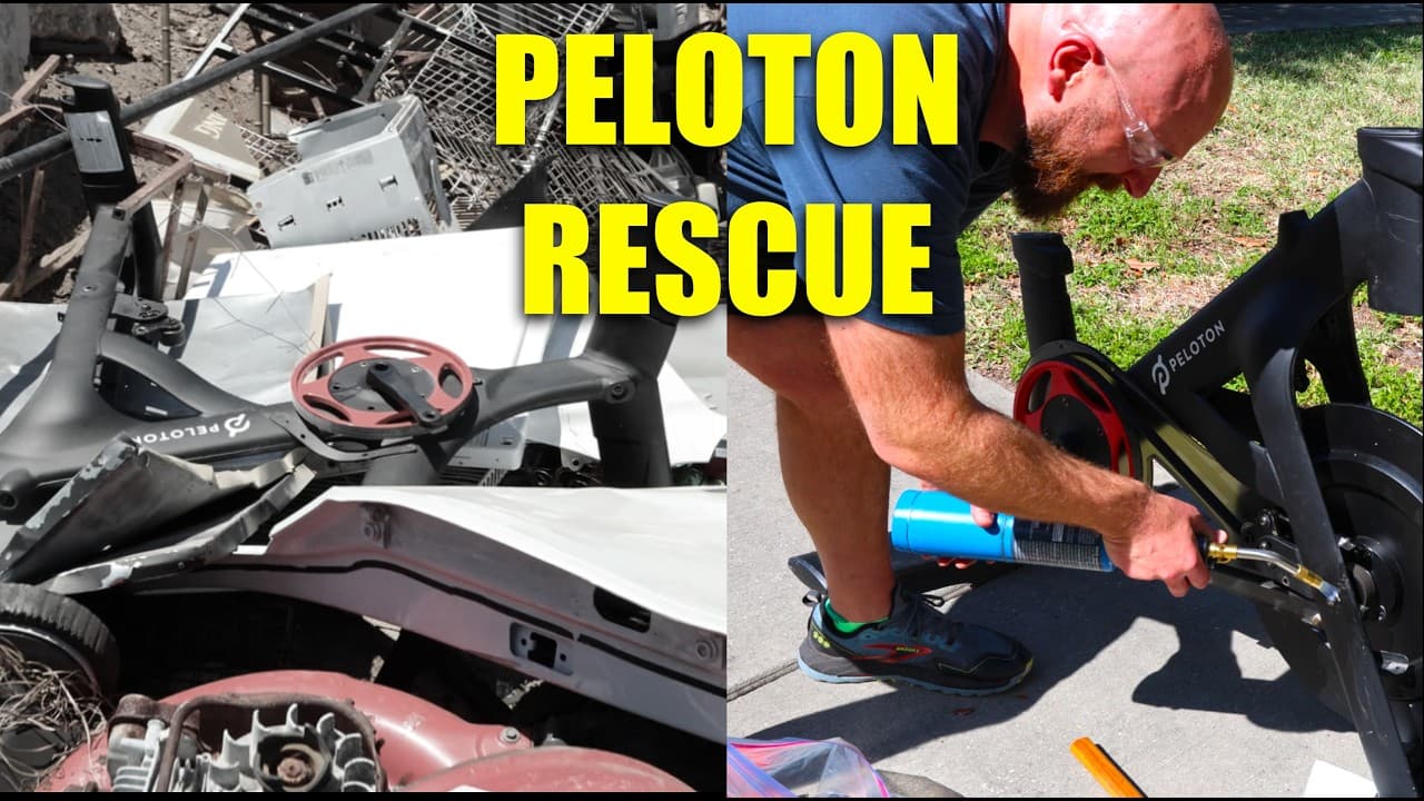 BROKEN Peloton Screen - So, I Bought a $50 Flooded Bike for Parts and MADE MONEY