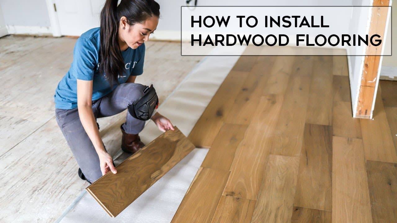 How To Install Hardwood Flooring (For Beginners!)