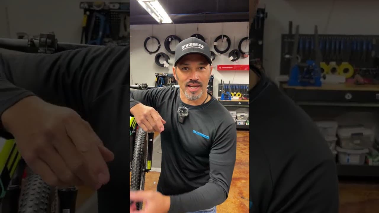 Rear derailleur adjustment using the barrels. #bikeshop #bikemaintenance #bikeshoplife #bikelife