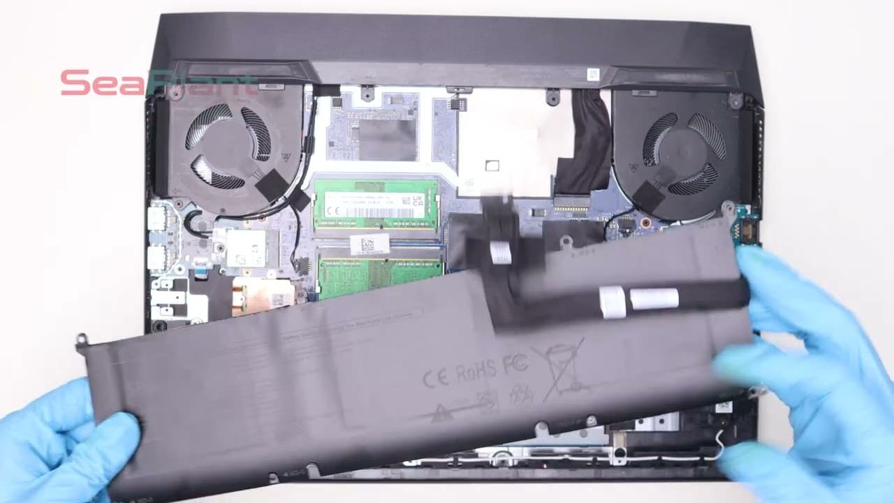 How to replace the battery for Dell G15 5510 5511 5515 XPS 15 9500 9510 9520 Precision 5550 5560