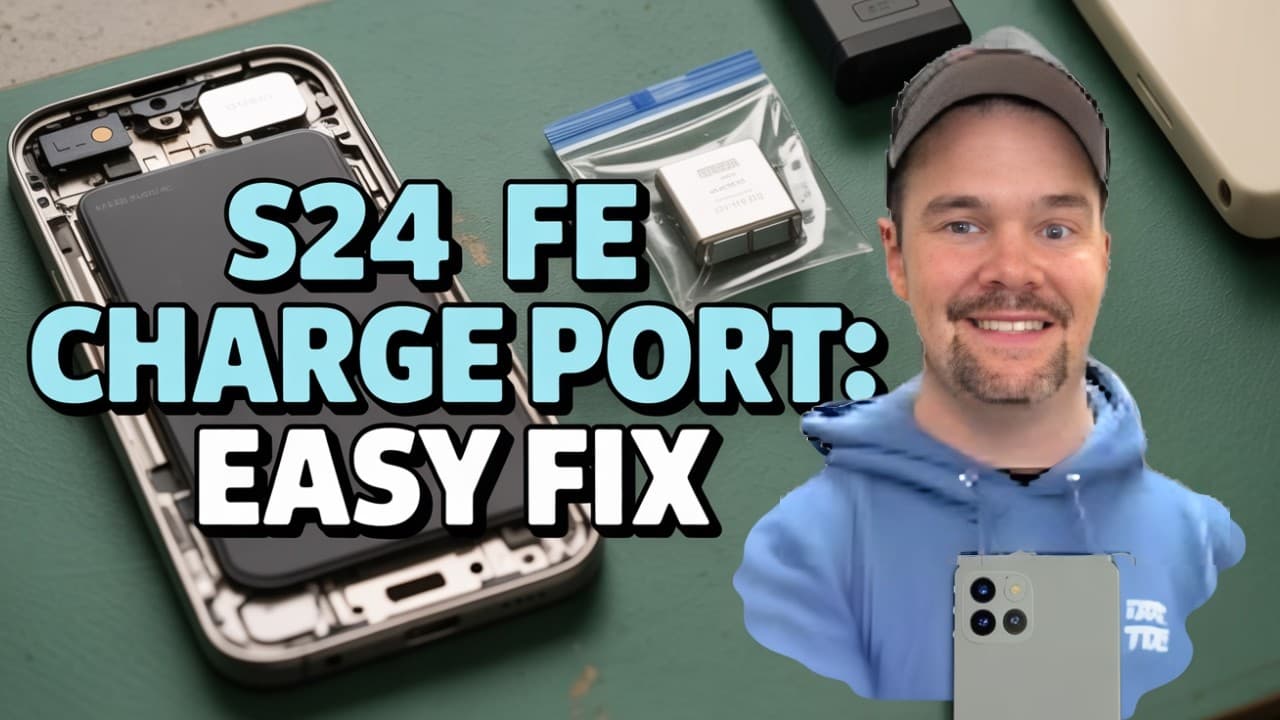 Samsung S24 FE Charge Port Replacement: Step-by-Step Guide 🔌