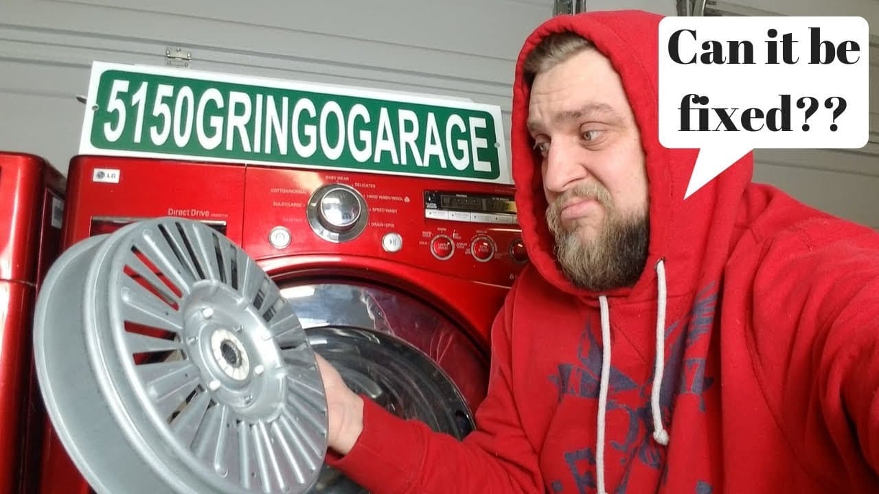 LG front loading Washer Fix! (no spin/ grinding)
