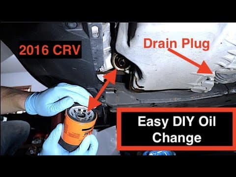 2016 Honda CRV Engine Oil Change DIY