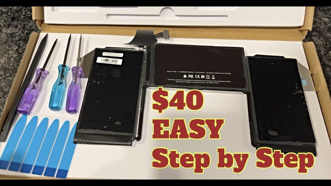 2019 MacBook Air battery replacement