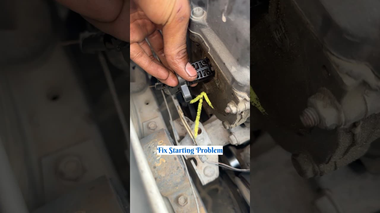 How to fix engine long cranking to start #short