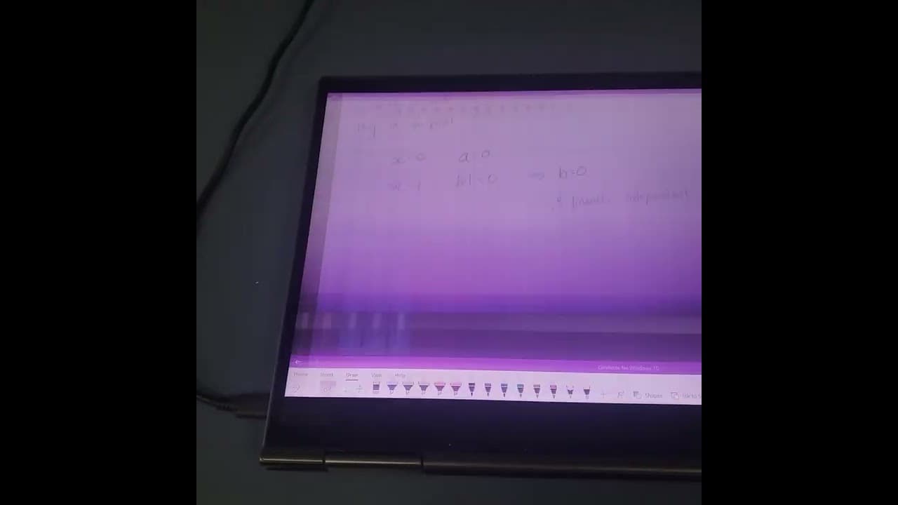 Lenovo x1 yoga thinkpad screen problem