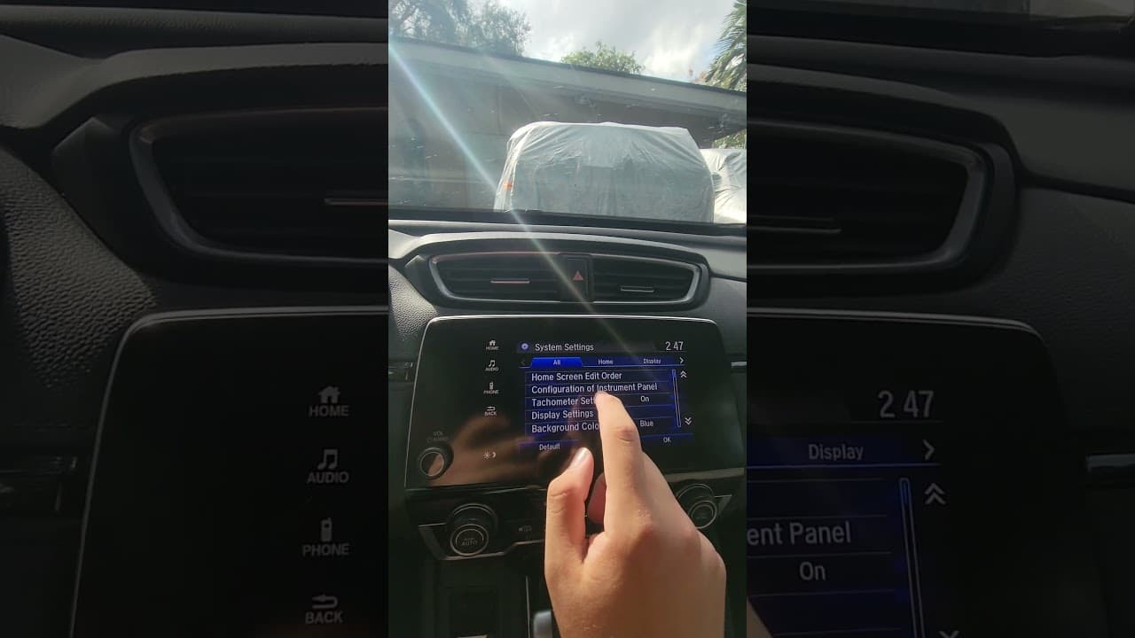 2018 Honda CR-V - How to Adjust the Drivers Display Brightness