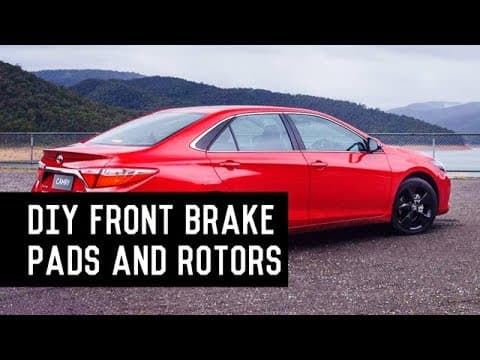 Toyota Camry Front Brake Pads & Rotors Replacement 2007 thru 2017