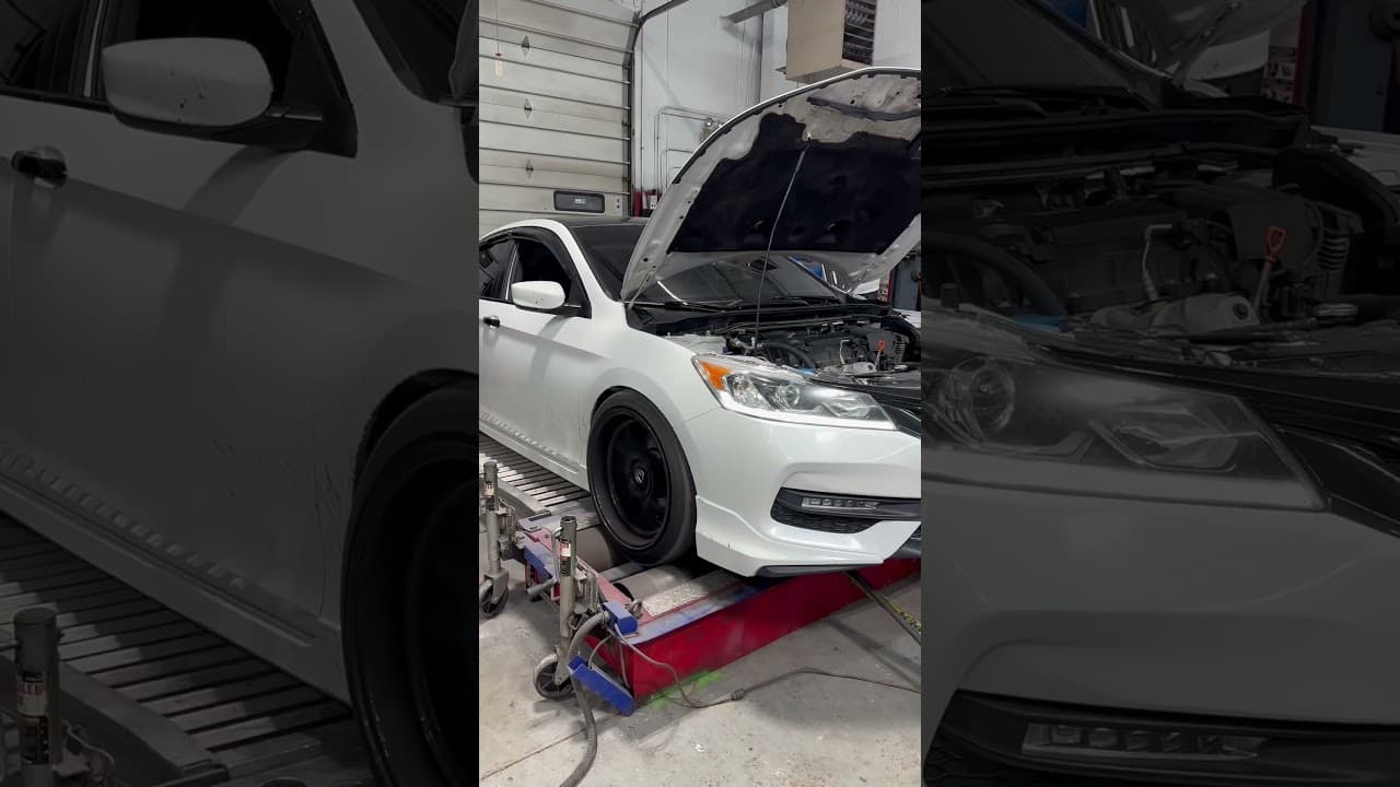 How Much Horsepower Will A Honda Accord Push w/ A Cold Air Intake? #honda #accord #shorts