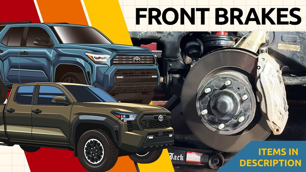 DIY Front Brakes - 4th Gen Tacoma 6th Gen 4Runner