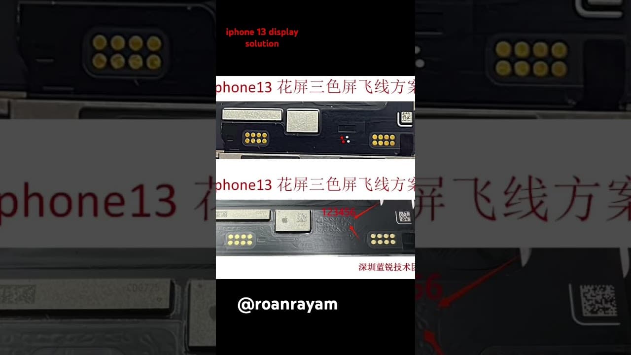 iphone 13 display solution