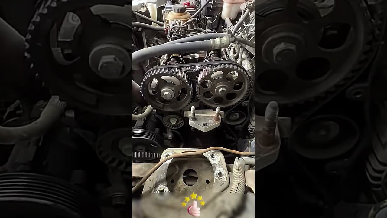 Misalignment - free timing belt replacement process