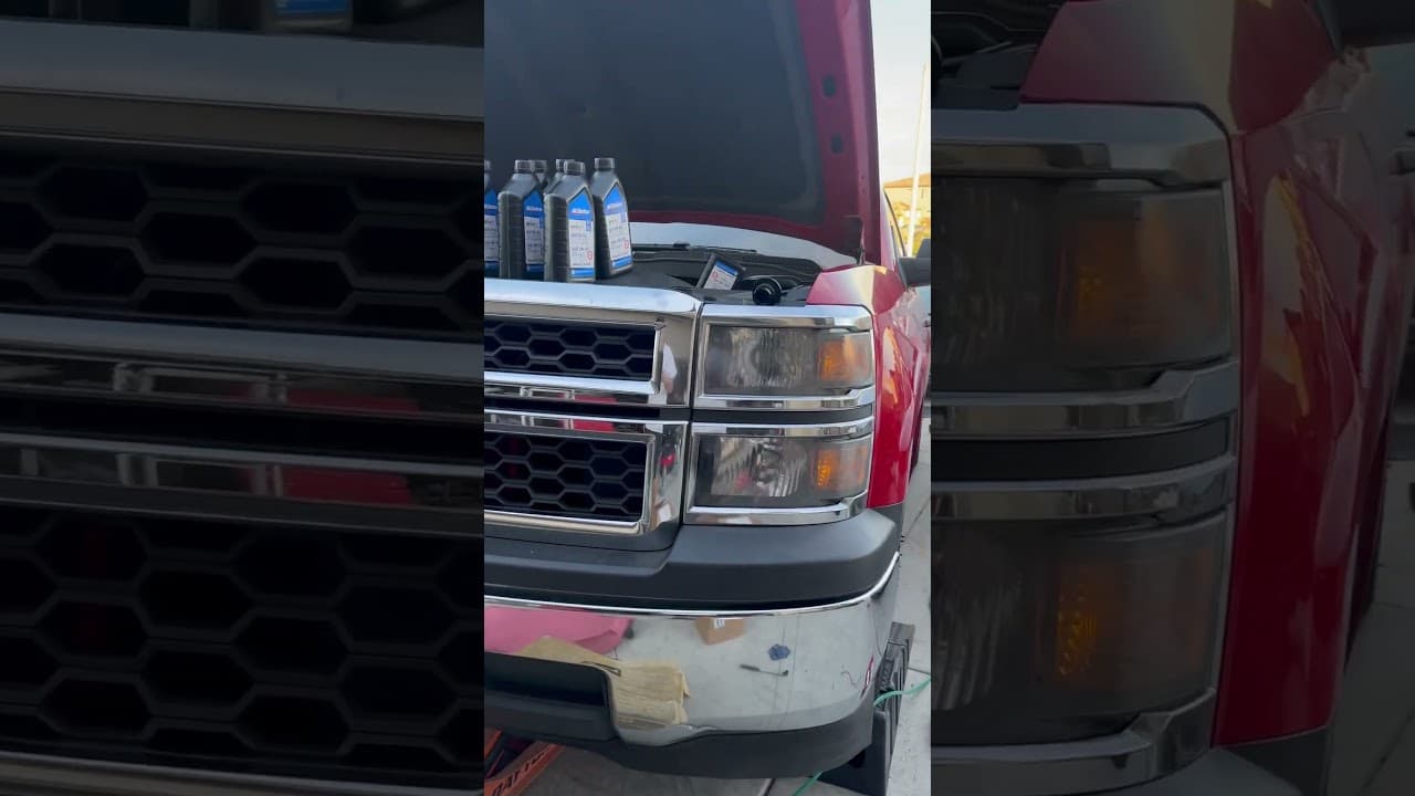 2014 Silverado oil change