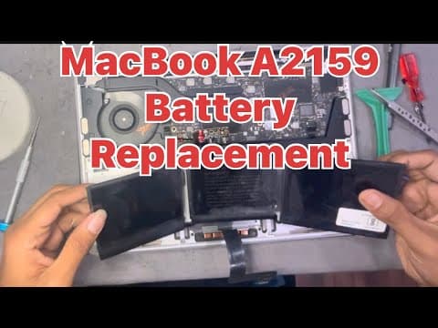 Macbook A2159 battery replacement