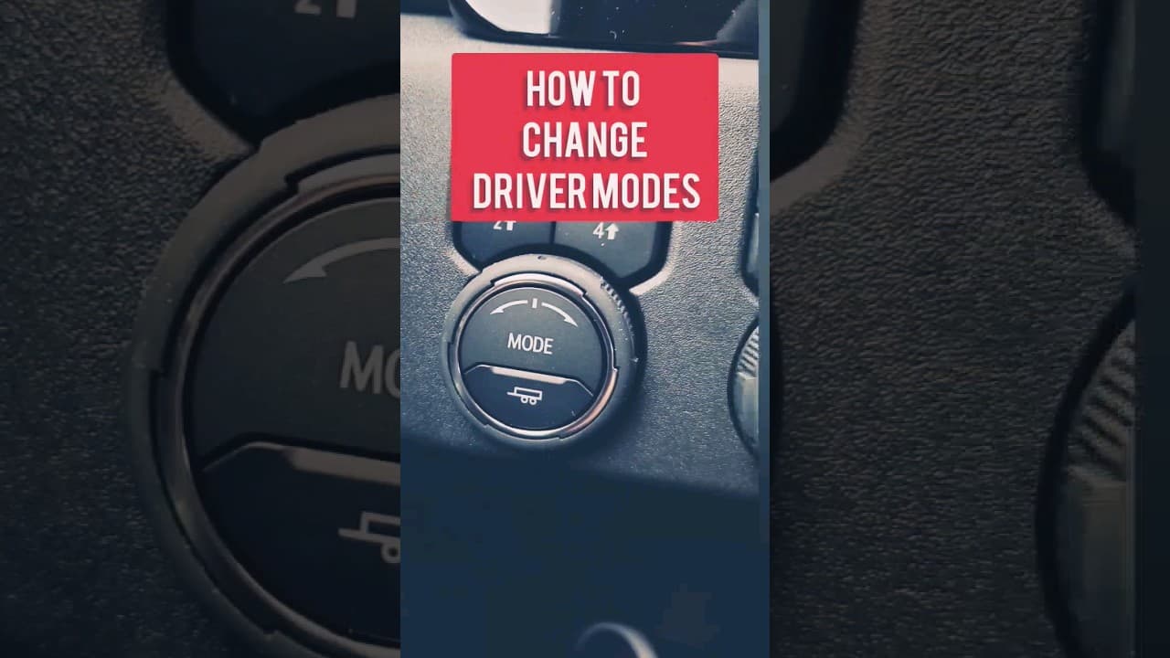 How to change driving mode in your Silverado with refreshed interior #shorts