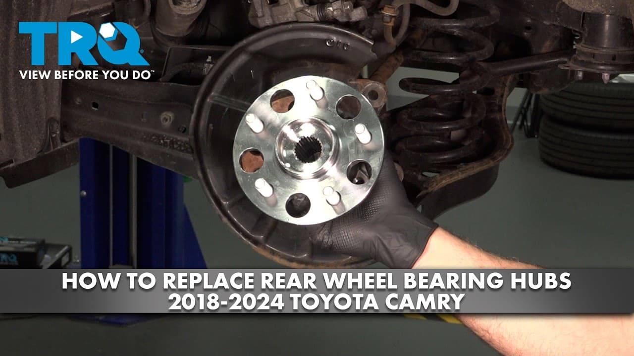 How to Replace Rear Wheel Bearing & Hub Assemblies 2018-2024 Toyota Camry