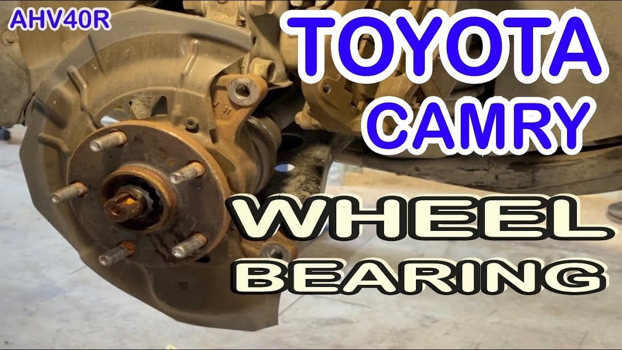 HOW TO REPLACED TOYOTA CAMRY WHEEL BEARING