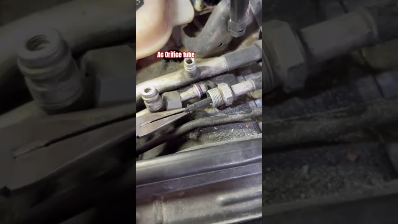 ❌AC NOT COOLING BECAUSE OF AC ORIFICE TUBE. #automobile #short #short #shortsvideo