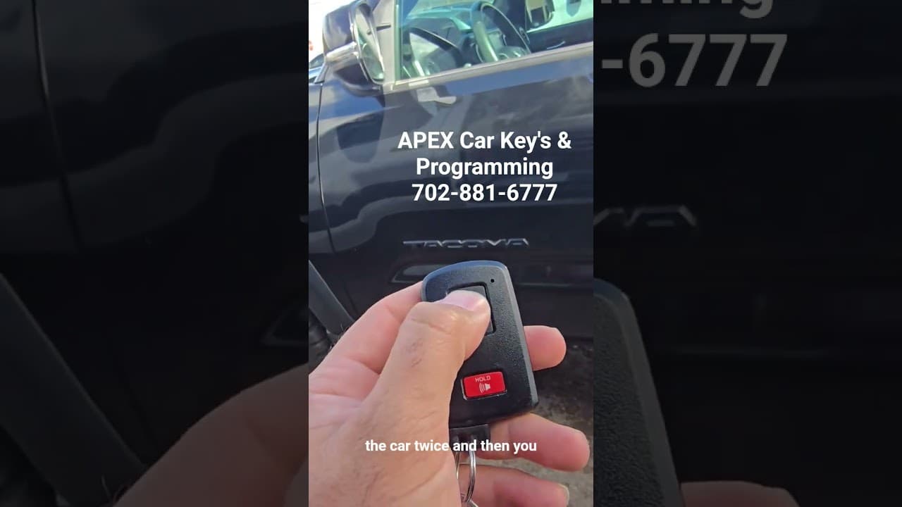 2016 - 2022 Toyota Tacoma Factory Remote Start Procedure!