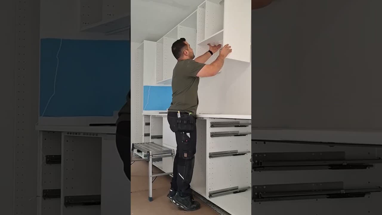 IKEA kitchen cabinets - Short 21  #home #kitchen #diy