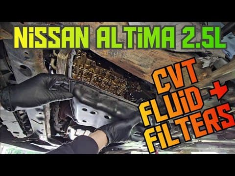 How to change the CVT fluid and filters on a 2013-2018 Nissan Altima