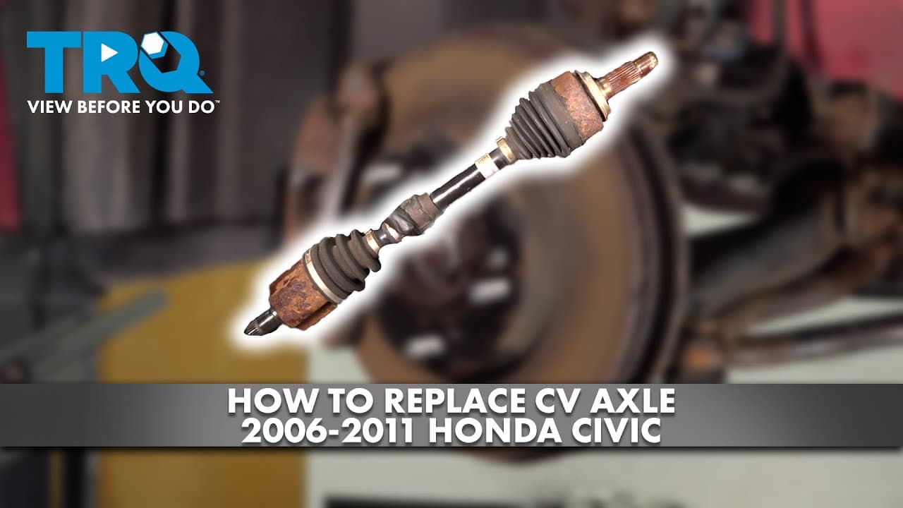 How to Replace CV Axle Assembly 2006-2011 Honda Civic