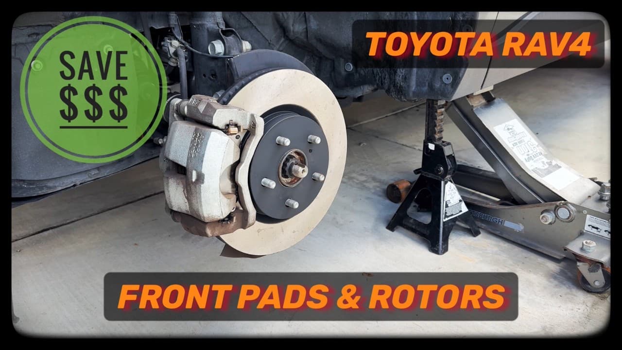 Toyota RAV4 How To Replace Front  Brake Pads and Rotors 2019+