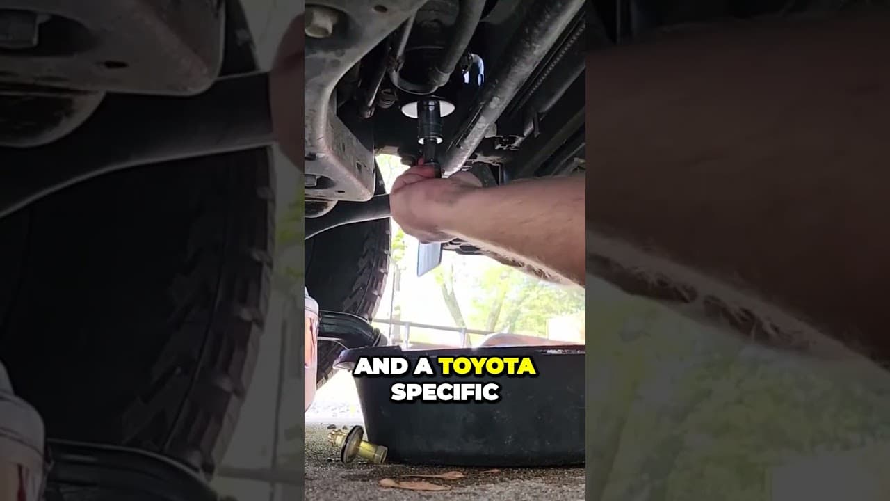 Mastering Toyota Oil Filter Change A Must Watch Guide