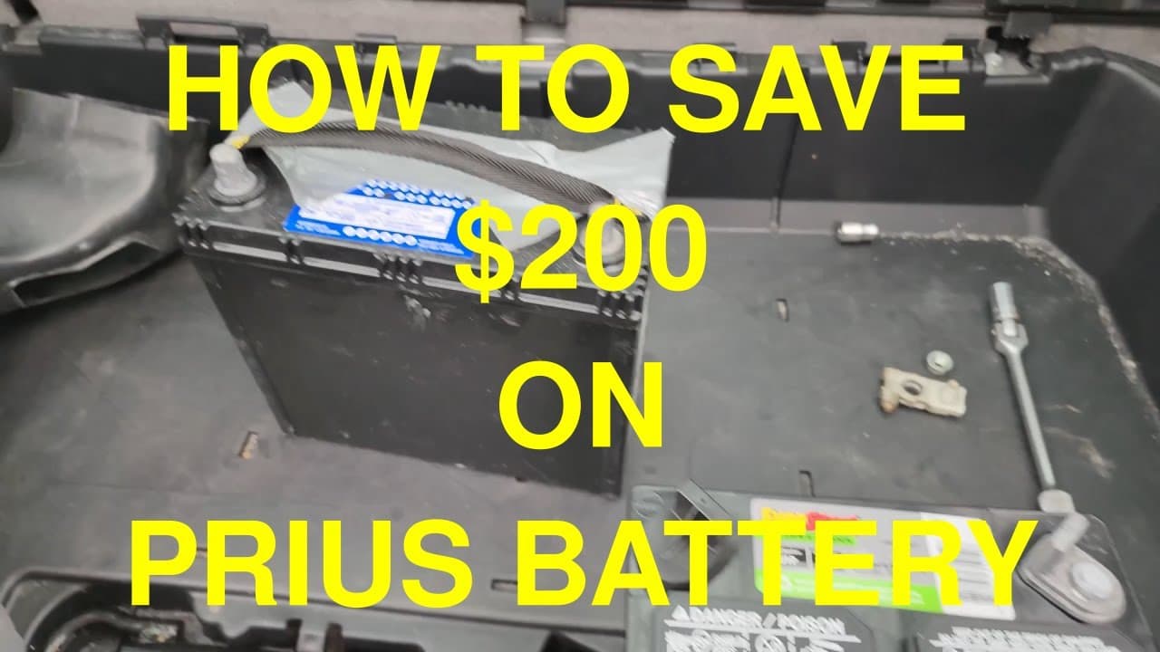 How I Saved $200 On My Prius Battery
