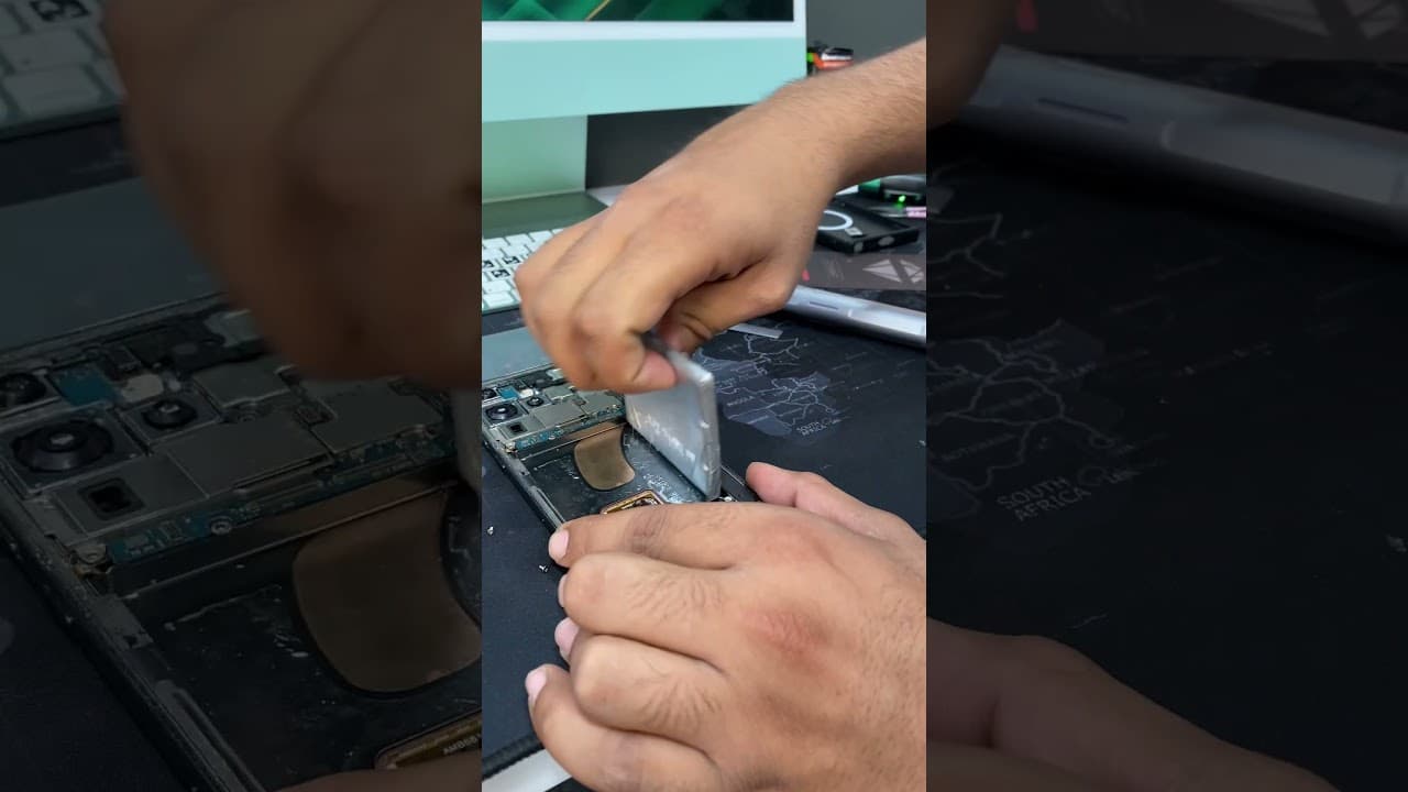 Samsung galaxy S23 Ultra battery replacement #smartphone #lcdreplacement #repair #screenreplacement