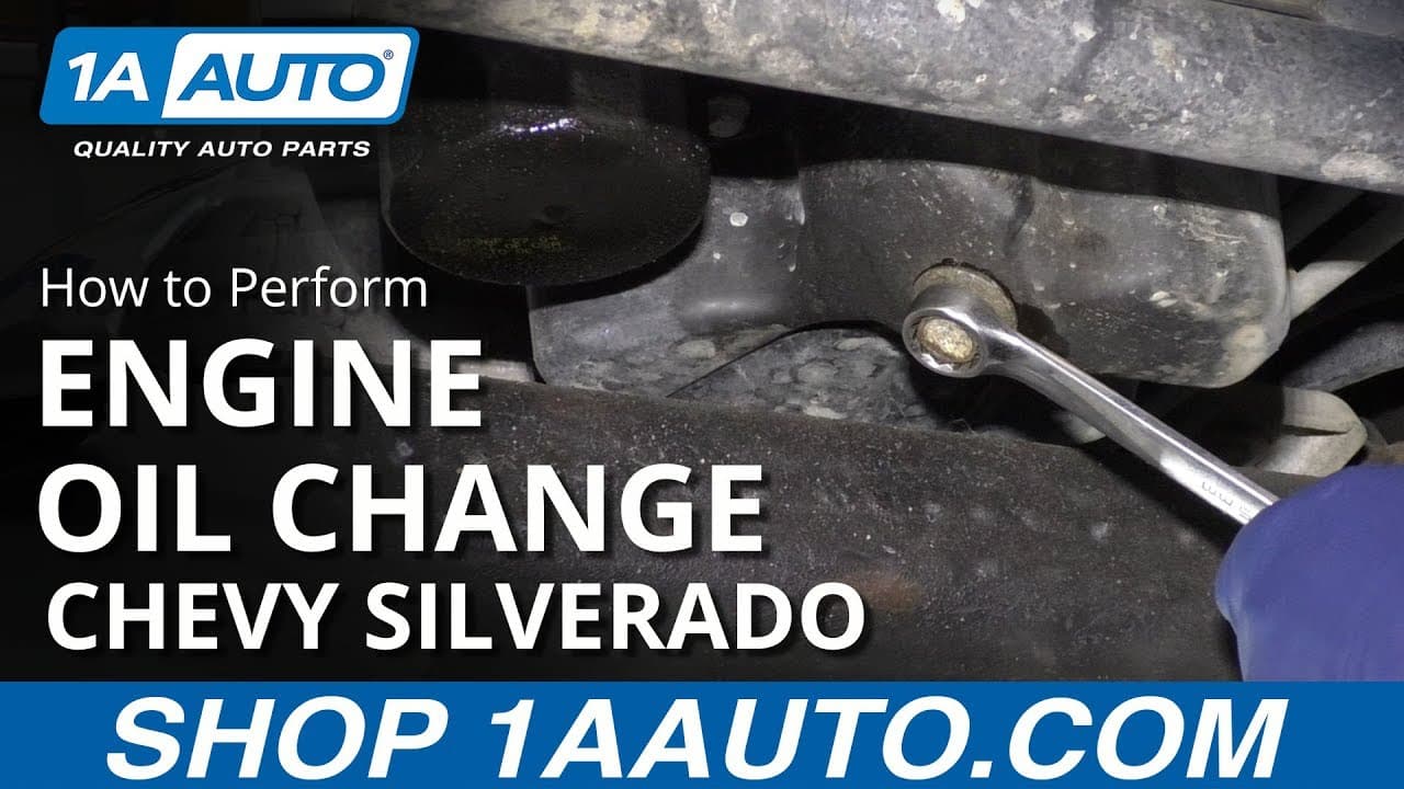 How to Perform Oil Change 14-19 Chevy Silverado