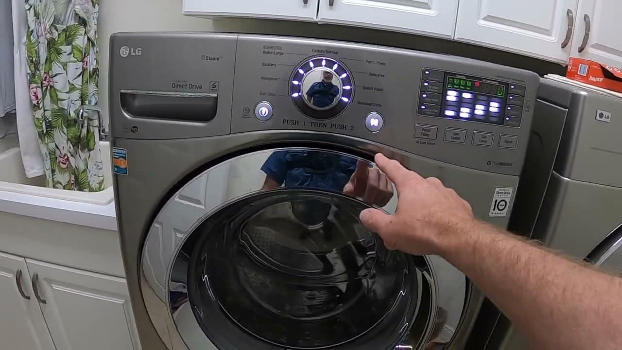 LG Washer Troubleshooting: No High Speed Spin & Service Mode