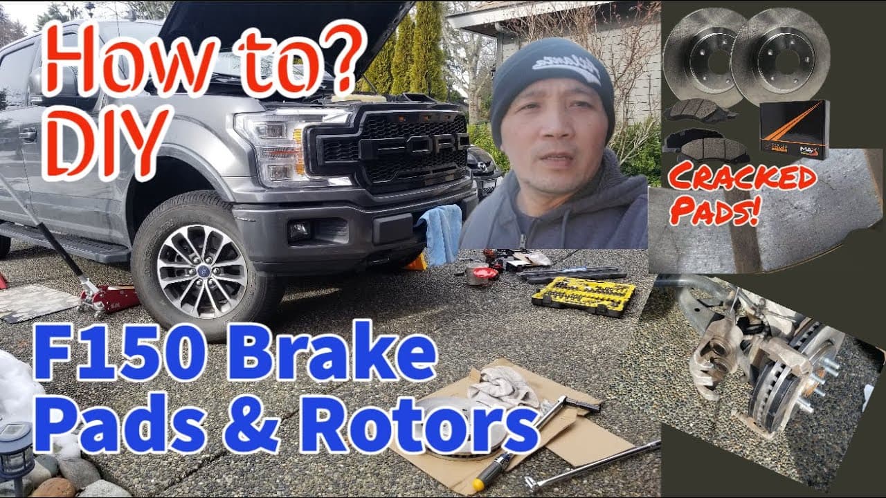 2020 Ford F150 Front Brake Pads & Rotor Replacement DIY