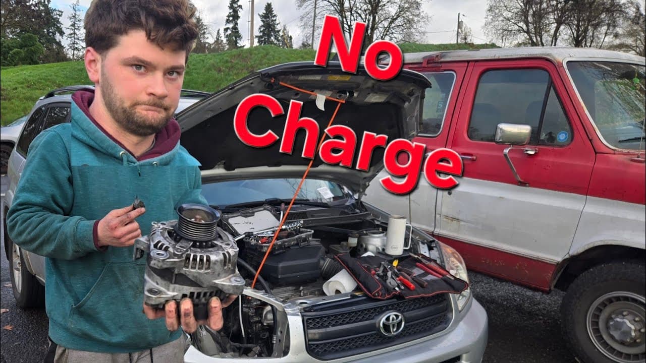  How to replace Your Alternator - 2004 Toyota RAV4 (No Shop, No Scan Tool)