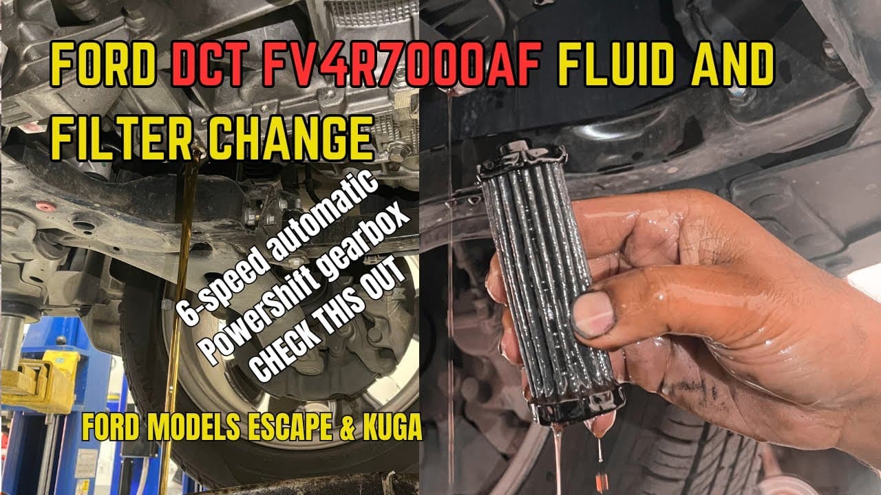 FORD ESCAPE | FORD KUGA transmission fluid & filter change| Transmission type FV4R7000AF #ford