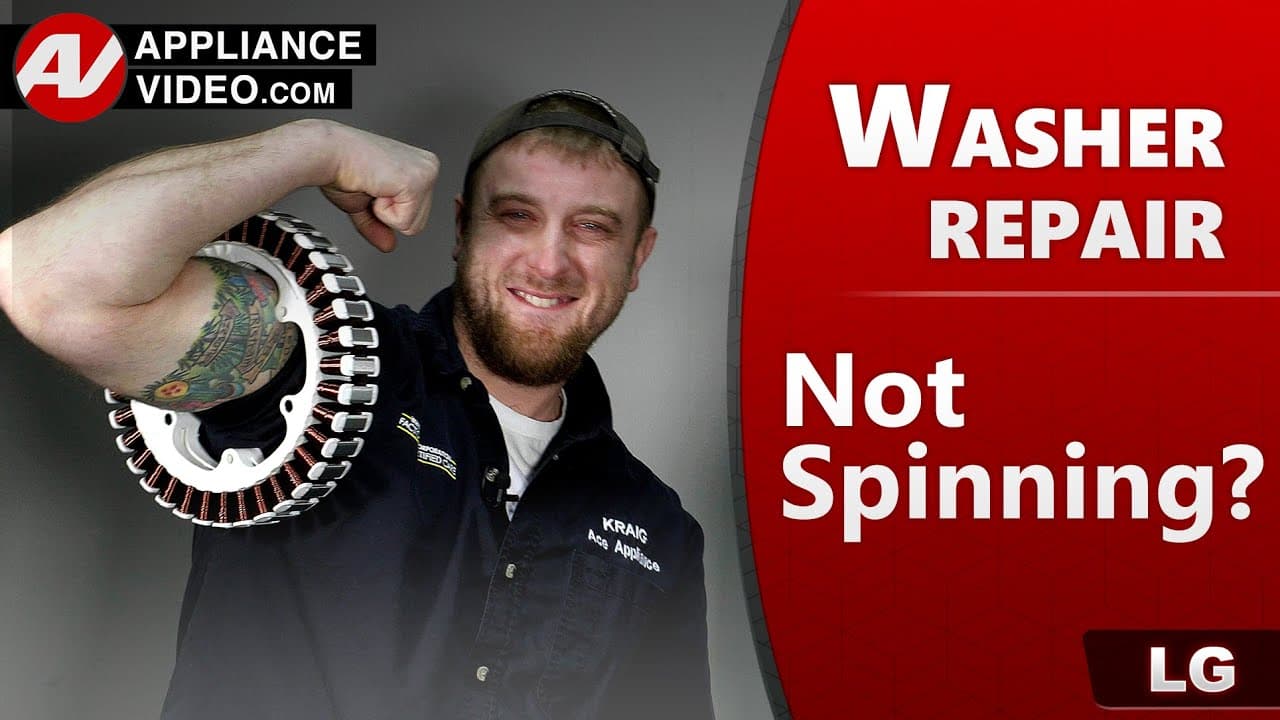 LG Washer not Spinning - Factory Technician Diagnostic, Troubleshooting & Repair