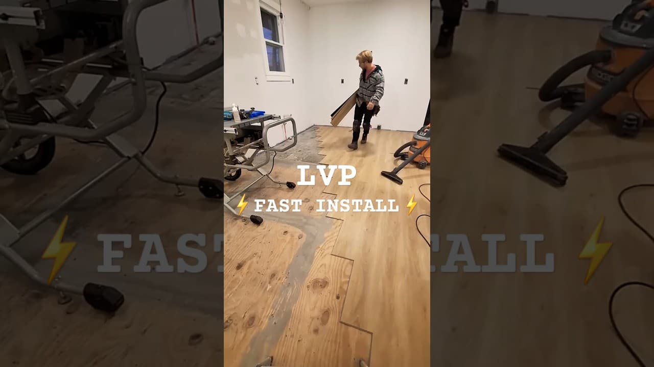 Installing Plank Vinyl Flooring | How To Install LVP