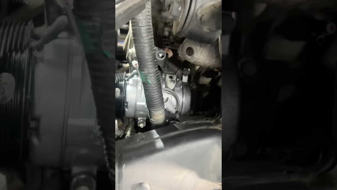 Toyota tundra AC compressor repalc #automobile #automotive