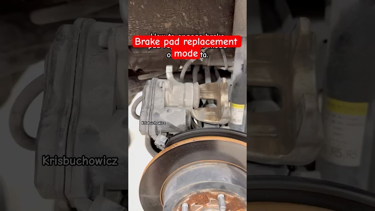 Don’t Force Those Pistons! Here’s How to Put Toyota Rear Brakes in Service Mode