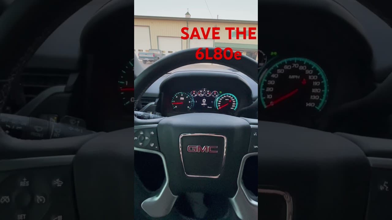 Save Your 2007-2018 GM Truck Transmission! Equipped With The 6L80e #tipsandtricks #mechanic #cars