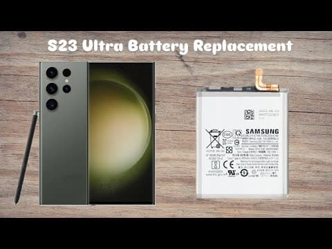 Samsung Galaxy S23 Ultra Battery Replacement