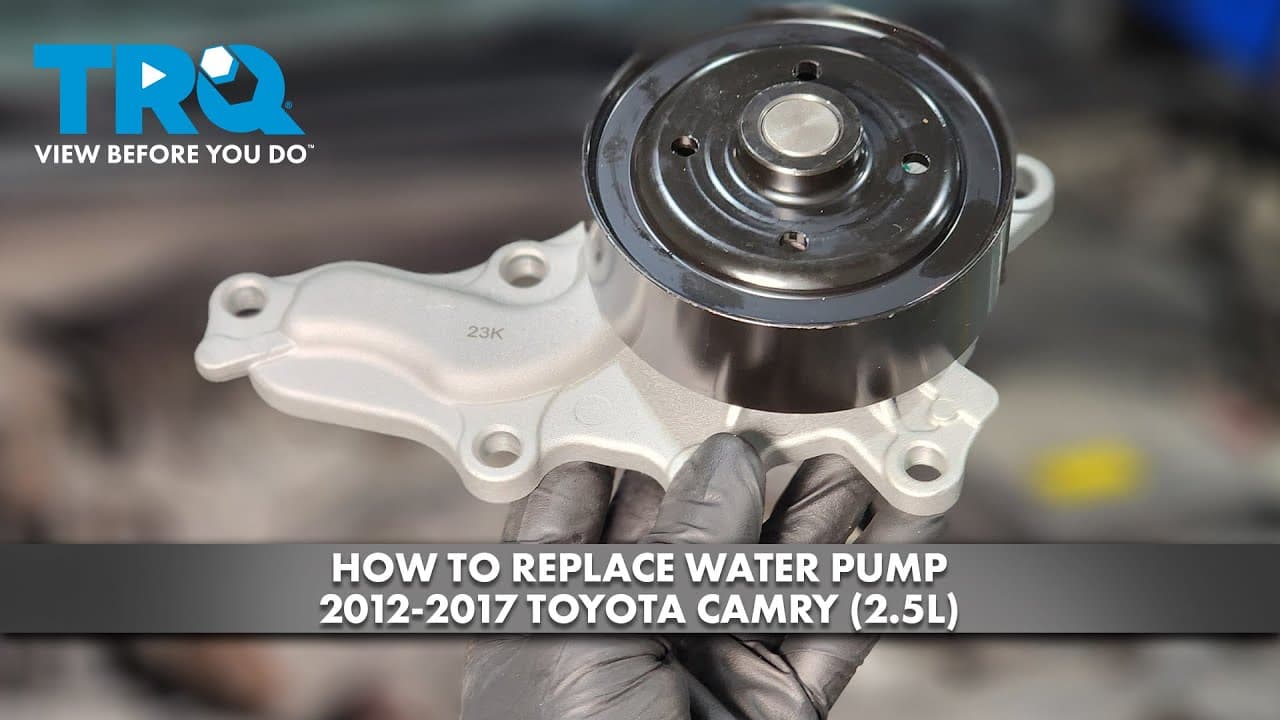 How to Replace Water Pump 2012-2017 Toyota Camry (2.5L)